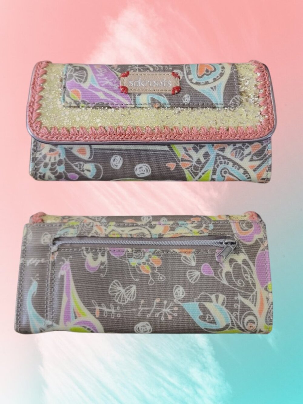 Sakroot Peacock Wallet